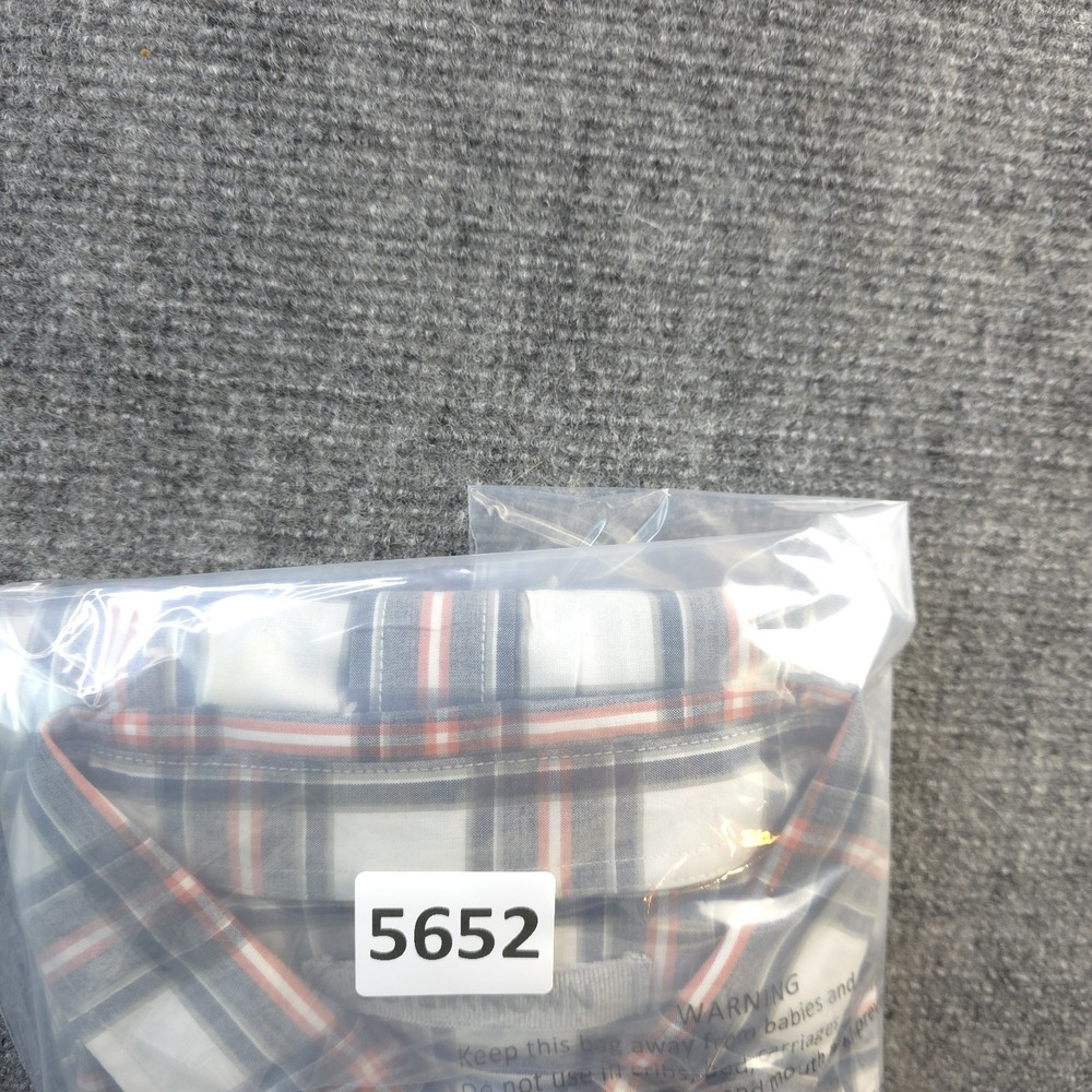 Outerknown Shirt Medium Long Sleeve Button Up Multicolor‎ Plaid Pocket Cotton - Picture 8 of 8